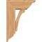 Ekena Millwork Legacy Traditional Smooth Bracket w/ Offset Brace, Western Red Cedar, 7 1/2"W x 18"D x 26"H BKT0806X18X26LEC01SWR - alternate 2